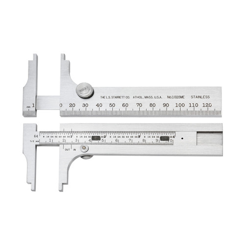 Starrett POCKET SLIDE CALIPER, 130mm 1025ME-130