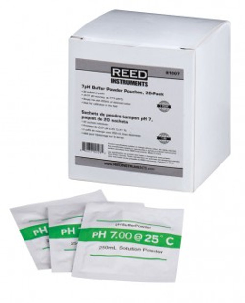 REED R1007 pH 7 Calibration Buffer Pouches, 20-Pack