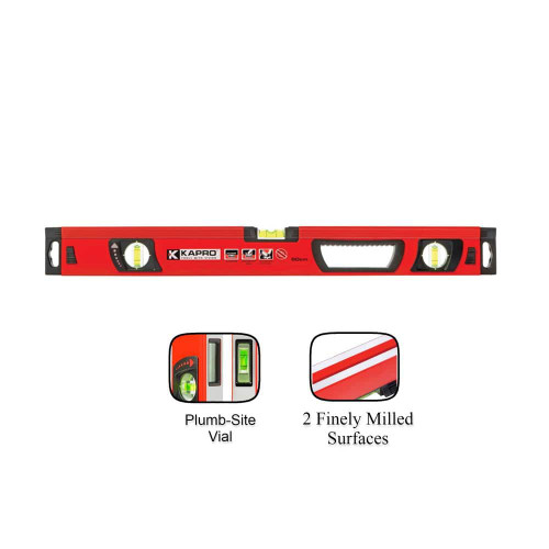 KAPRO 995-41X-32M  36" Vulcan Box Level w/Magnified Vials & Plumb Site, magnetic