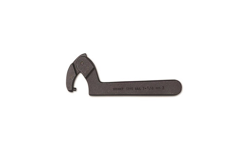 Wright Tool 9643  Spanner Wrench Adjustable Pin Black Industrial Capacity Range - 1-1/4 to 3"