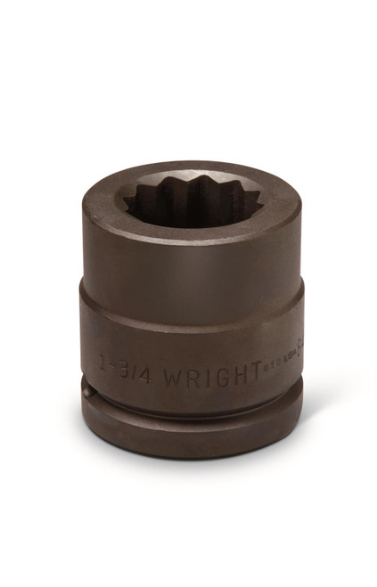 Wright Tool 84750  1-1/2" Drive 12 Point Standard Impact Socket - 3-1/8"