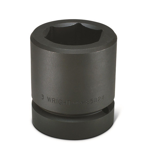 Wright Tool 85836  2-1/2" Drive 6 Point Standard Impact Socket - 4-1/2"
