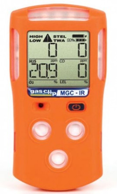 Gas Clip Technologies MGC Multi-Gas Detector, 4 Gas, with IR Sensor