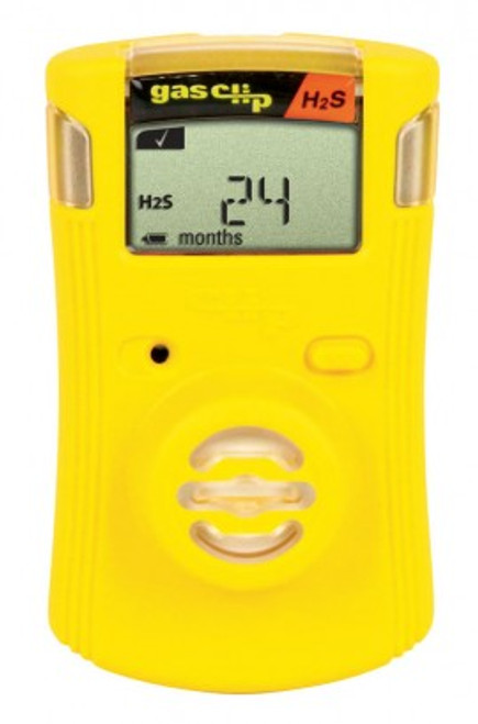 Gas Clip Technologies SGC-H  Two-Year Single Gas Clip (SGC) - (H2S) Hydrogen Sulfide Yellow