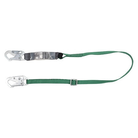 MSA SA LANYARD,SM.SNAP,ADJ,SINGLE,6',ANSI  10191755