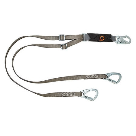 MSA EA LANY, TIE-BACK, 6', ADJ, TWIN, ANSI  10193941