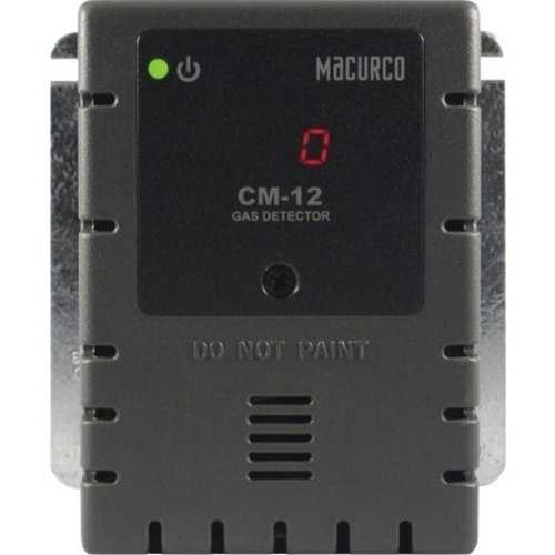 Macurco CM-12 Gas Detector,  Carbon Monoxide CO (Line Voltage) Fixed Gas Detector, Controller Transducer