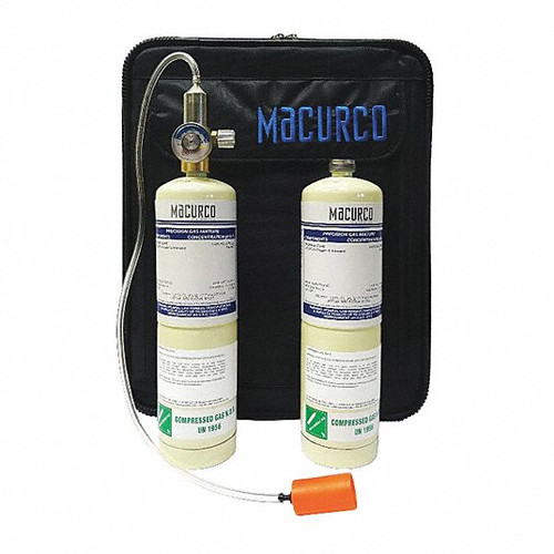 Macurco CD6-FCK Gas Detector CD-6MC / CD-12MC Carbon Dioxide CO2 Field Calibration Kit, 17L 400 ppm, 17L 5000 ppm, Reg. (F)