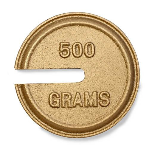 Ohaus 30391648 Weight, 500 g, NIST F, Traceable Cert