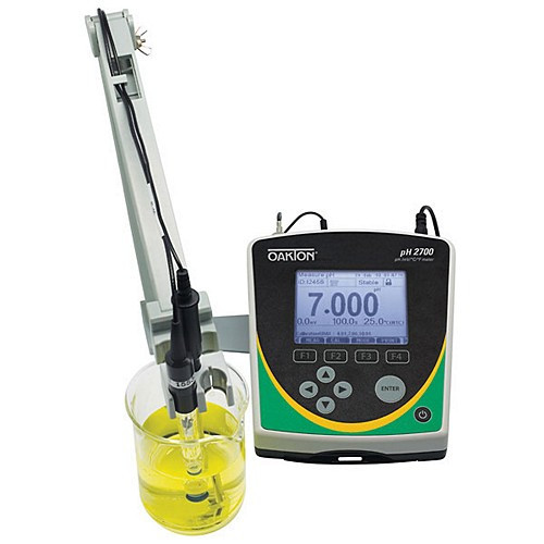 OAKTON WD-35420-20 pH 2700 Benchtop Meter with pH electrode, software, and probe stand