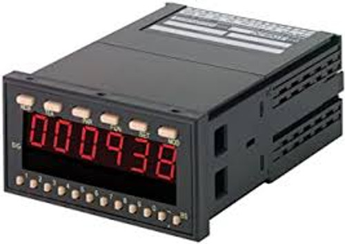 Shimpo DT-501XA-TRT-FVC Panel Meter Tachometer, 100-240 VAC Powered, NPN Output, Analog Output with 36 Pin Connection