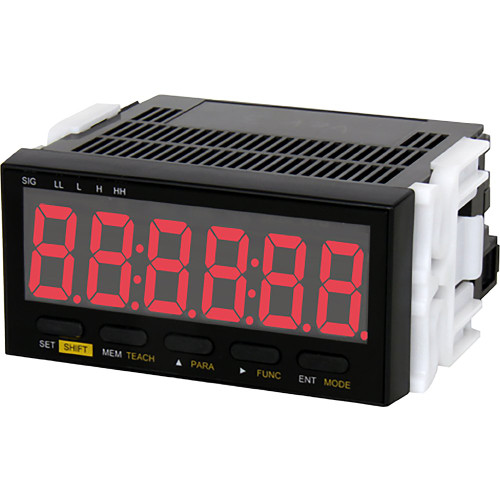 Shimpo DT-501XD-TRT-FVC Panel Meter Tachometer, 9-35 VDC Powered, NPN Output, Analog Output with 36 Pin Connection