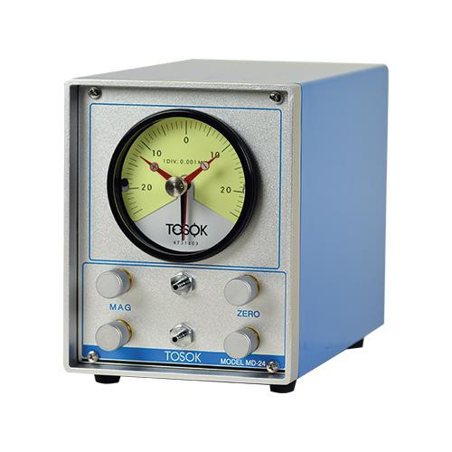 Shimpo MD-14L Air Gauge Display with Single Channel, Single Needle Analog Gauge Dial, 200, 100 or 50 Micron Range
