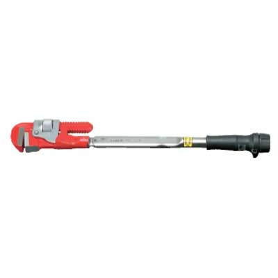 Tohnichi  1400PHL3-A - PIPE HEAD Torque Wrench  Pipe-Wrench Head Type Adjustable Torque Wrench, 30-100, 1lbf.ft, Pipe Diameter 13-38 mm