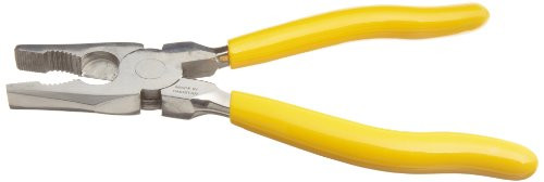 Aven 10351-P Stainless Steel Combination Pliers, Plastic Grips, 8"