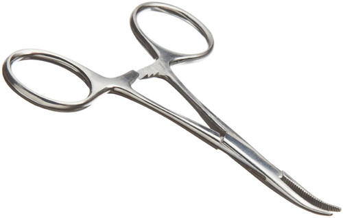 Aven 12002 Stainless Steel Hemostat, Curved Serrated Jaws, Ratchet Lock, 3-1/...