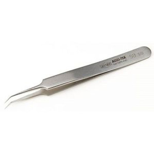 Aven 18066ACU Pattern 5B Angled Ultra Fine Precision Tweezer, Stainless Steel...
