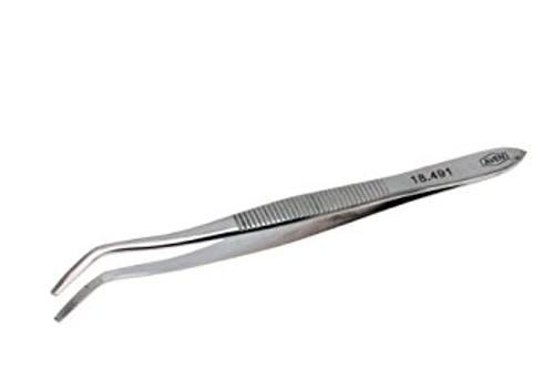 Aven 18488 Offset Spade General Purpose Tweezer, Stainless Steel, 4-1/8" Length Aven 18488 Offset Spade General Purpose Tweezer, Stainless Steel, 4-1/8" Length