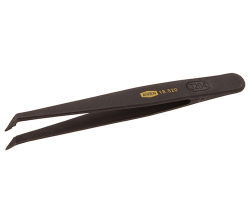 Aven 18520 Pattern 6A Very Fine Angulated Tweezer, Plastic, 4-1/2" Length Aven 18520 Pattern 6A Very Fine Angulated Tweezer, Plastic, 4-1/2" Length