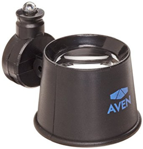 Aven 26034-LED Eye Loupe with LED Light, 10X Magnification, 25mm Diameter