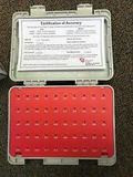 Vermont  0.21MM-22.49MM USED SET CALIBRATION CERTIFICATE