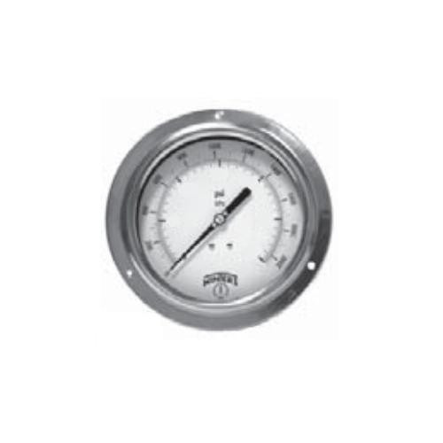 Winters 6" DIAL, 30" - 0 VAC , 1/4" NPT LOWER BACK CONN  P3S6075B