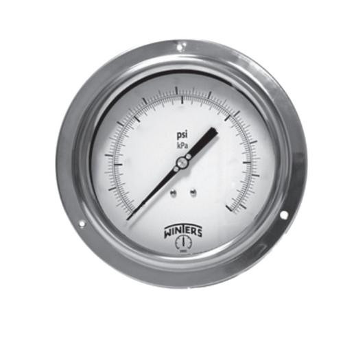 Winters 300 SERIES 8.5" SS 0-30 VAC/KPA 1/4" BK  P3S6300B