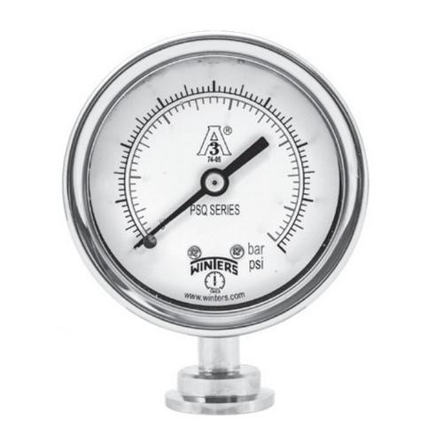 Winters 3A  2.5" DIAL 1.5" BTMSEAL, 30/0/100 PSI/BAR  PSQ15791