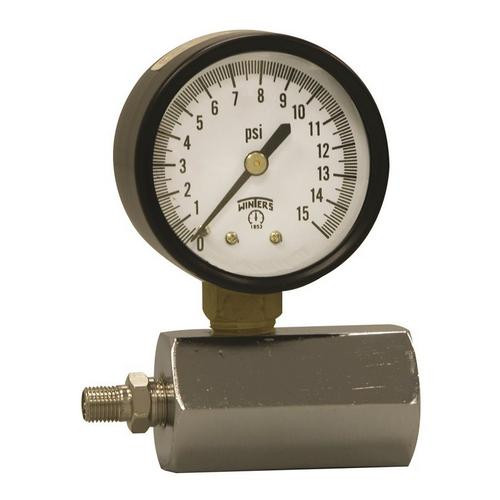 Winters GAS TEST GAUGE 0/15 PSI  PETG201