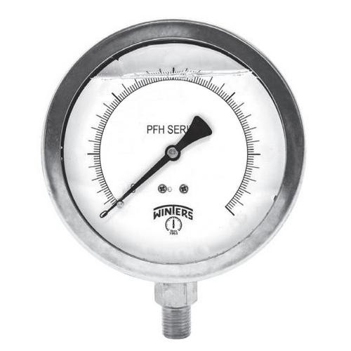 Winters PFH SERIES 4" 30" HG VAC BRASS 1/4" BTM 1.5% ACC  PFH700R1