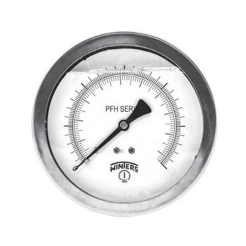 Winters PFH SERIES 4" 30" HG VAC/KPA BRASS 1/4" CB 1.5% ACC  PFH730