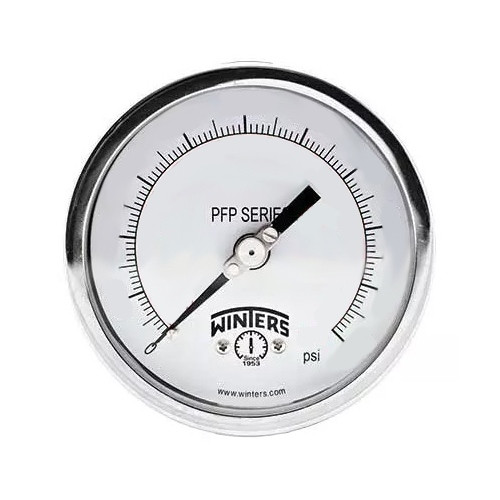 Winters SS 2.5" 0-1000 PSI 1/4" NPT BACK  PFP929R1