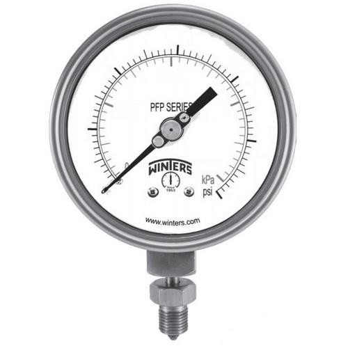 Winters PFP SERIES 4.5" 0/160 PSI/KPA SS 1/2" BTM 1% ACC  PFP762
