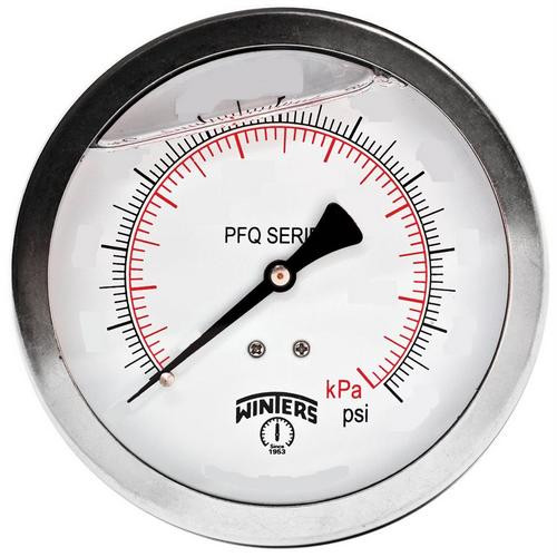 Winters QUALITY FILLED 4 0-2000 PSI/KPA 1/4" BACK  PFQ242