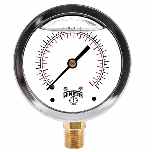 Winters PFQ-ZR STABILIZR(TM) SS/BR 4"x1/2" NPT BTM 30"/0/15 PSI/KPA  PFQ1235ZR