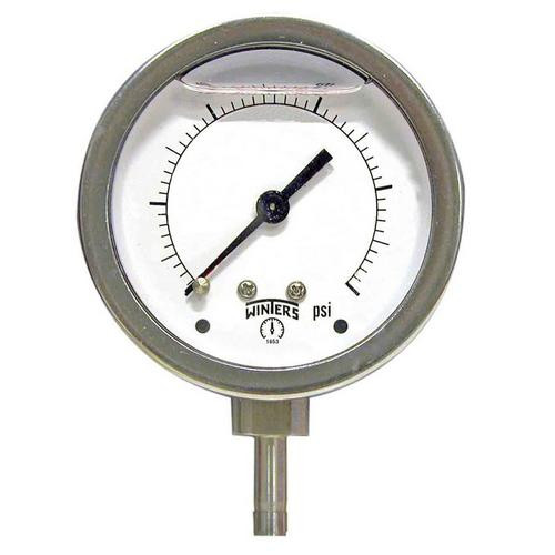 Winters 2.5"DIAL,1/4" X 3/4" BTM TUBE STUB,0/400 PSI  PTS880R1-TS