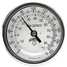 Winters 6" DIAL  30" STEM  BTM  THERMOMETER  TBM61300