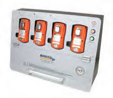 Gas Clip MGC Simple Clip Dock Wall Mount Ethernet - Testing dock in metal case withgas compartment, regulator, gauge, charger & USB plus ethernet connection (for use with MGC Simple & MGC Simple Plus)  MGC-S-WMDOCK-ETH