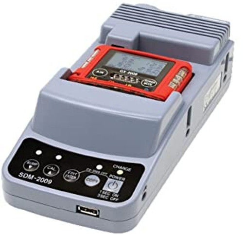 RKI 81-SDM2009-06 SDM-2009 cal station,AC adptr,flash drive,USB cable,tubing,CD,34 liter 4-gas cylinder,DFR