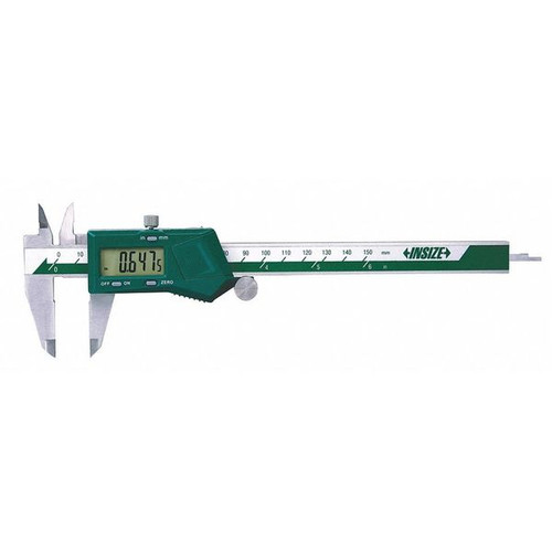 Insize 1108-150Cal 0-6" Electronic Caliper With Iso17025 Calibration Cert