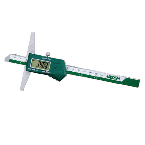 Insize 1141-5001Awl Electronic Depth Gage, 0-20"/0-500Mm, Built-In Wireless