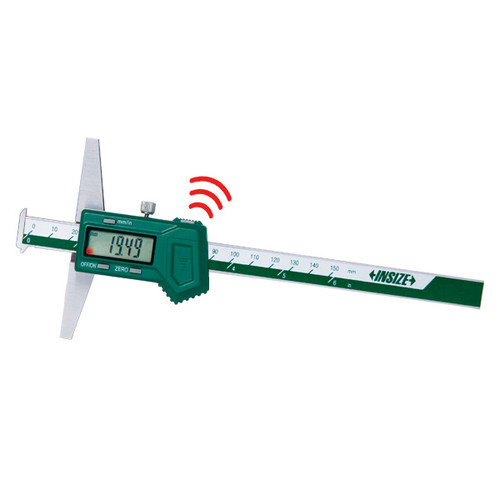 Insize 1144-150Awl Electronic Double Hook Depth Gage, 0-6"/0-150Mm, Wireless