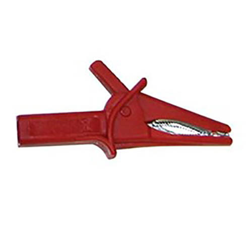 AEMC 2140.52 Safety Alligator Clip Red {Rated 600V Cat IV, 10A}