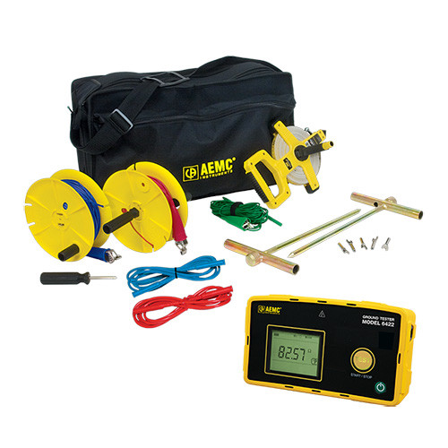 Ground Resistance Tester Model 6422 Kit-150ft (Digital, 3-Point) (Cat #2135.55 & Cat #2135.35)