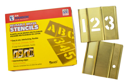 C.H. Hanson 10012_ 2-1/2'' Single Brass Stencil