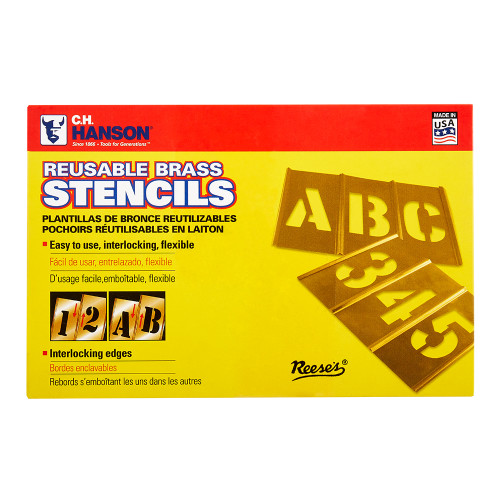 C.H. Hanson 10015_ 5'' Single Brass Stencil