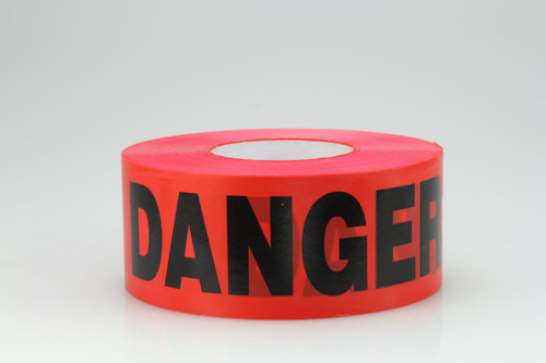 C.H. Hanson 14998 1000' roll red DANGER 3 Mil 3" Wide