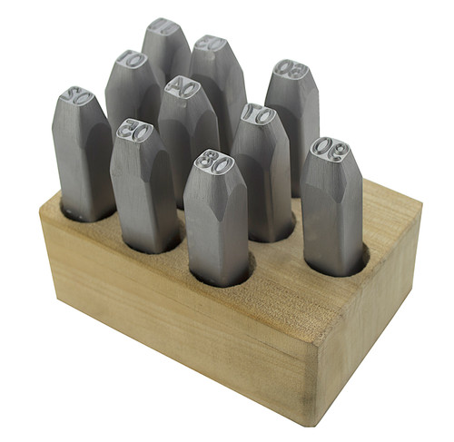 C.H. Hanson 20882 1/8" Number Set 10 pc 20 - 29 Double Digit