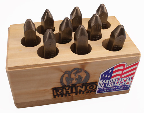 C.H. Hanson 21850 3/16'' Rhino Number Set