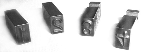 C.H. Hanson 27641 1/2'' Steel Type Number Sets